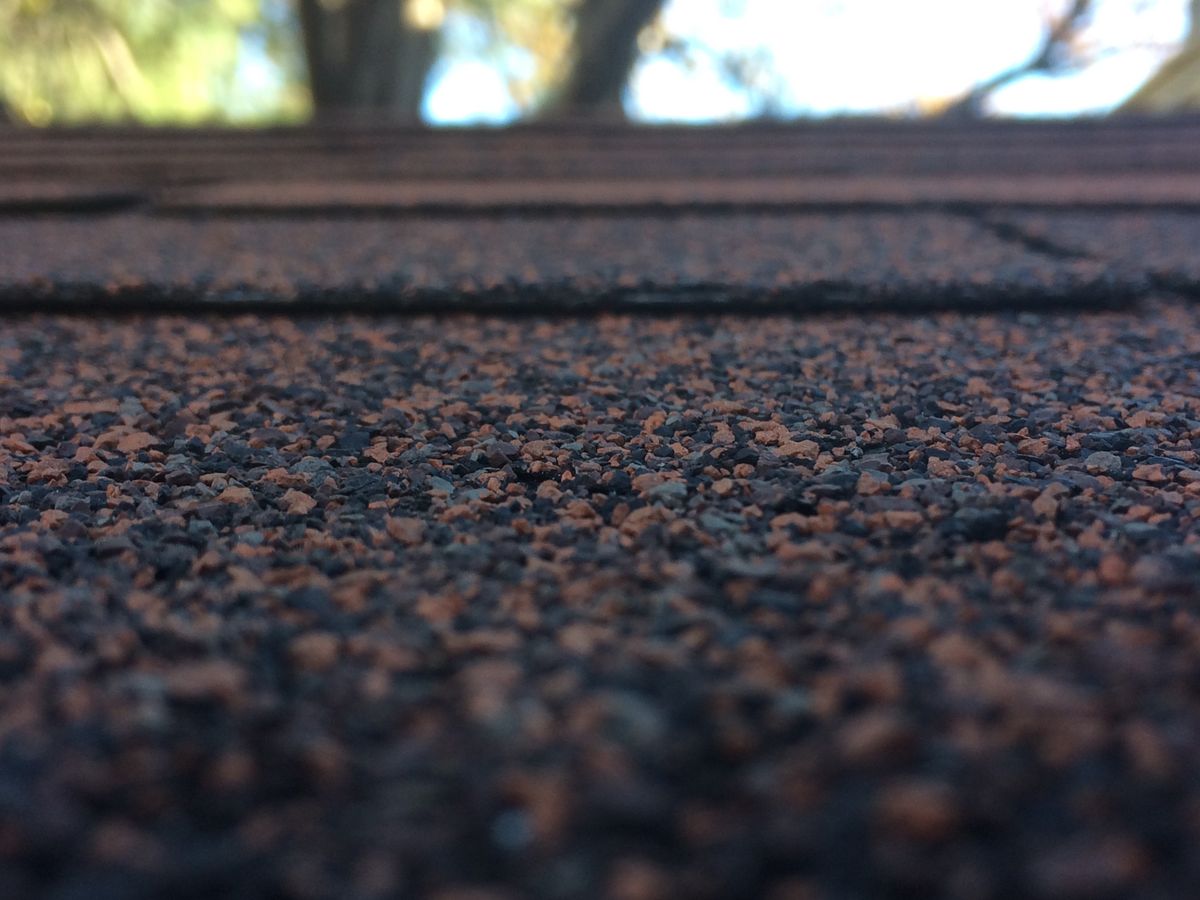 Standing-seam metal roof detail in Houston