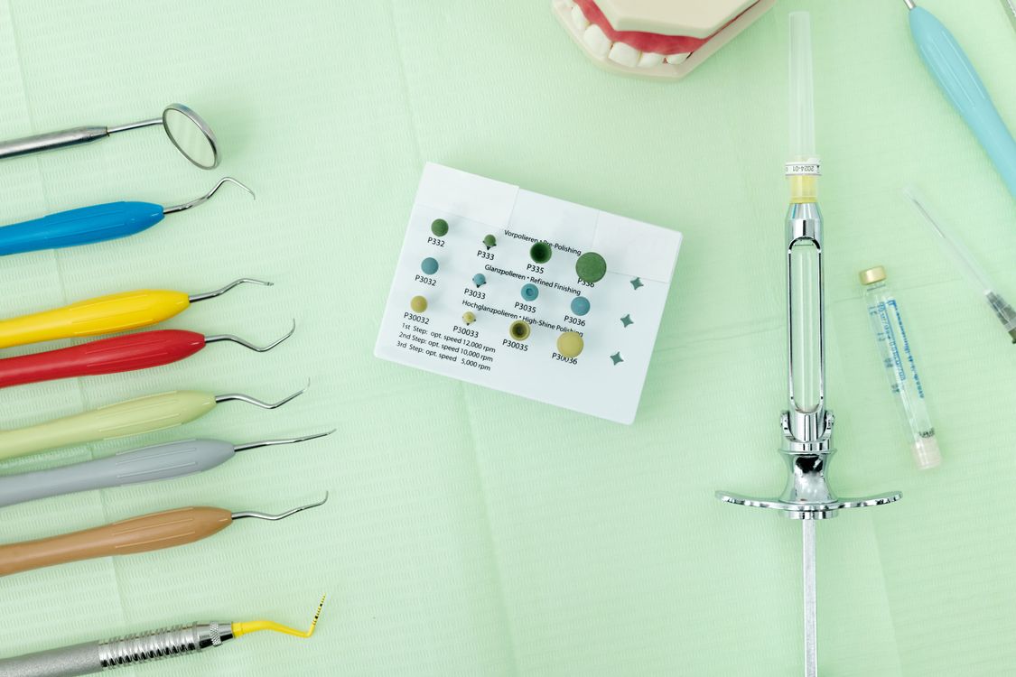Treatment room at a modern dental practice