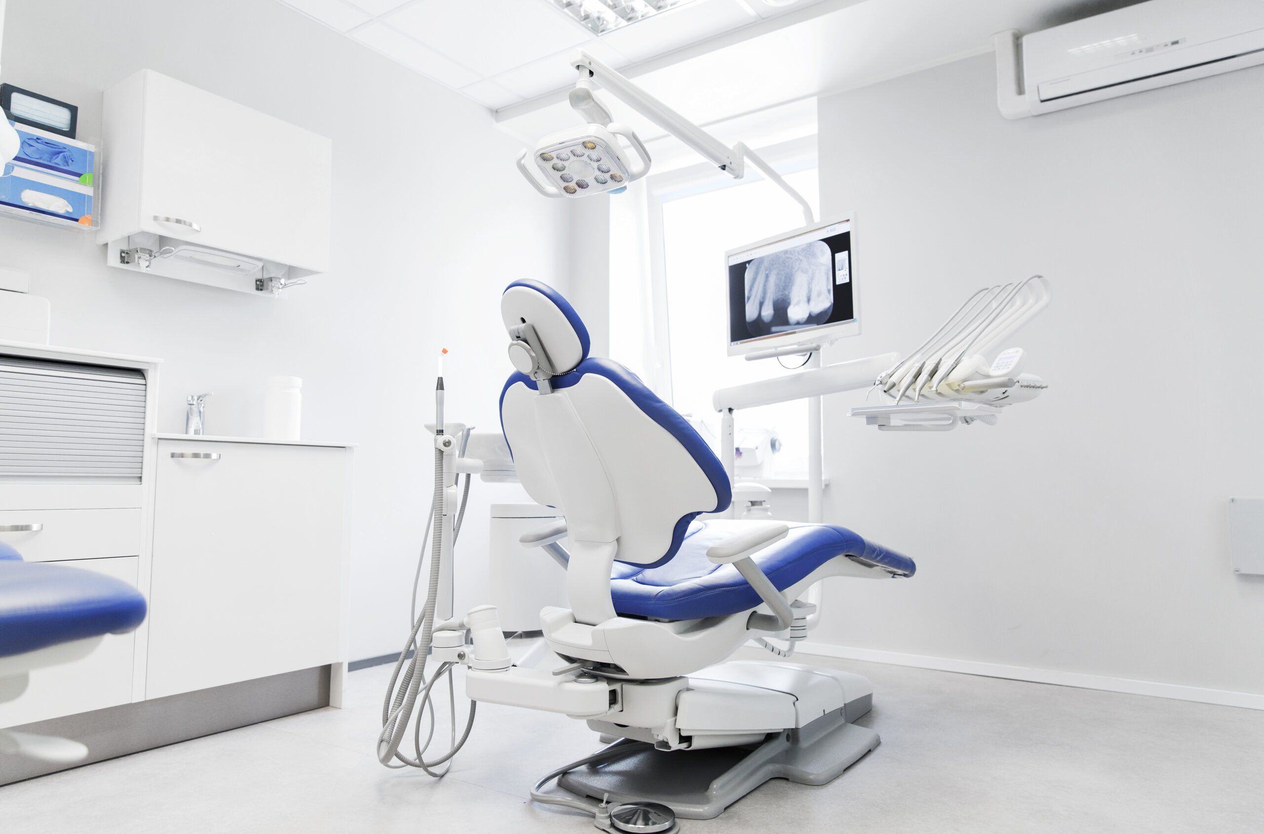 Bright, welcoming dental office interior