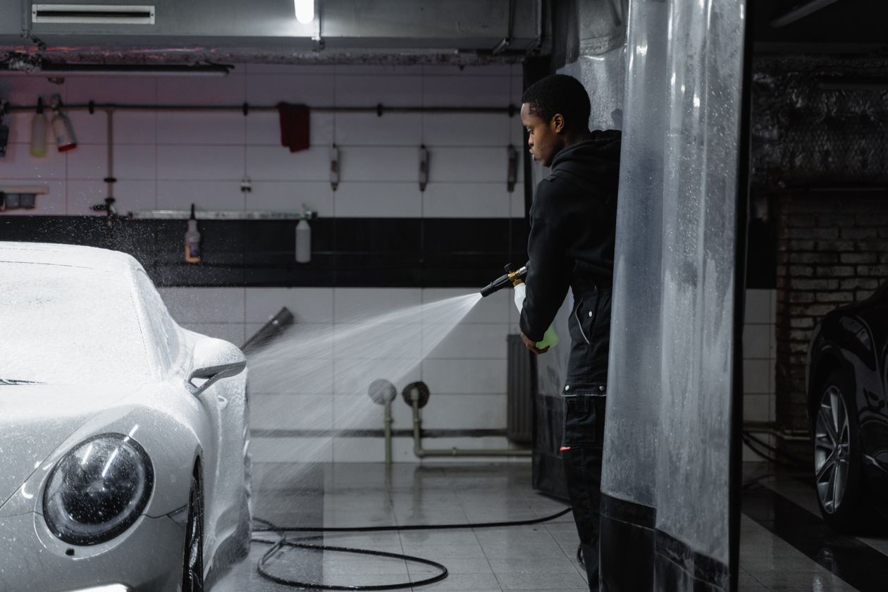 Ceramic coating application