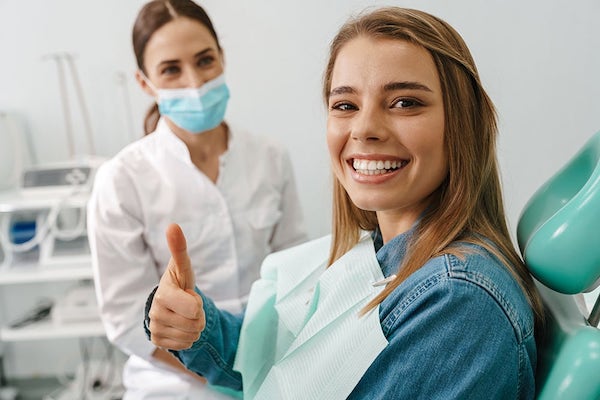 Happy patient smile