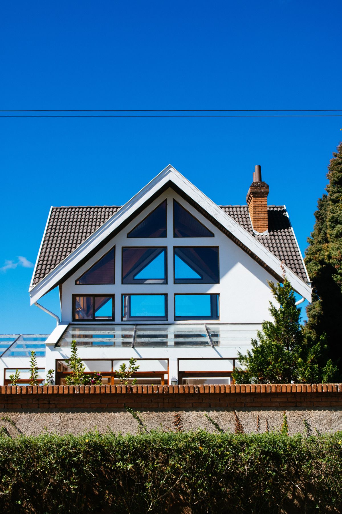 Home exterior showing the roofline