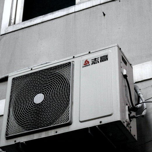 Concept image — outdoor condensing unit (sample image)