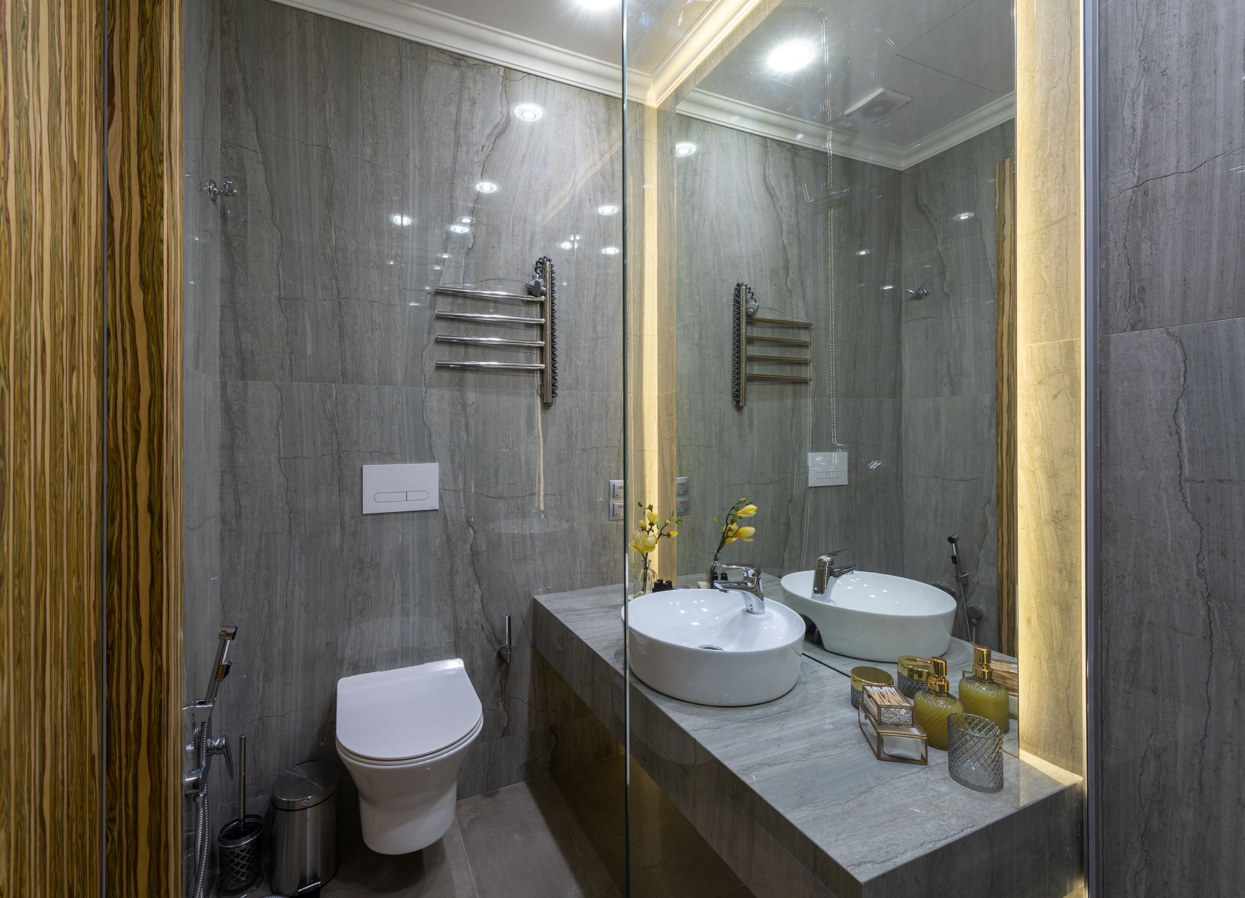 Modern bathroom interior