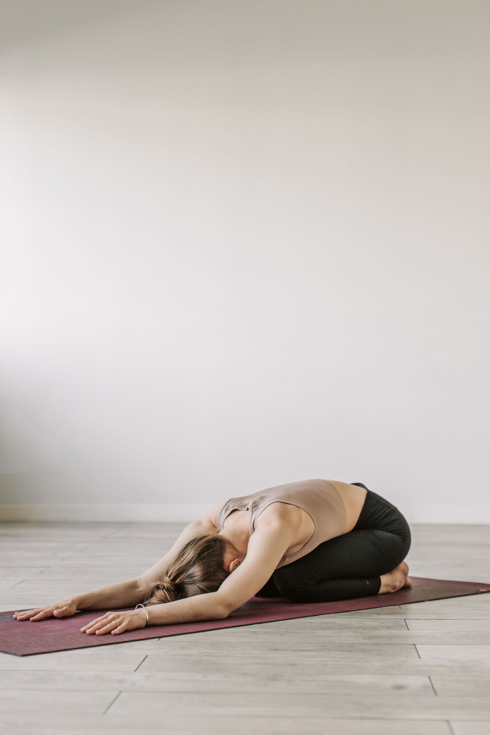 Sample photo: restorative yoga practice