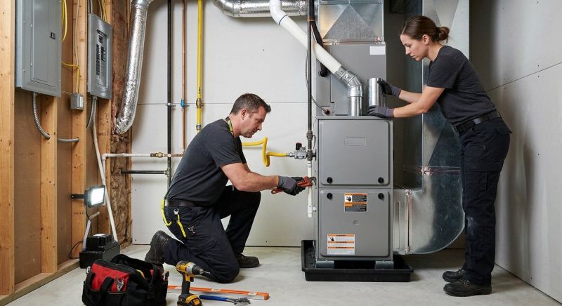 Gas furnace service