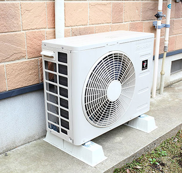 Air conditioner outdoor unit installation