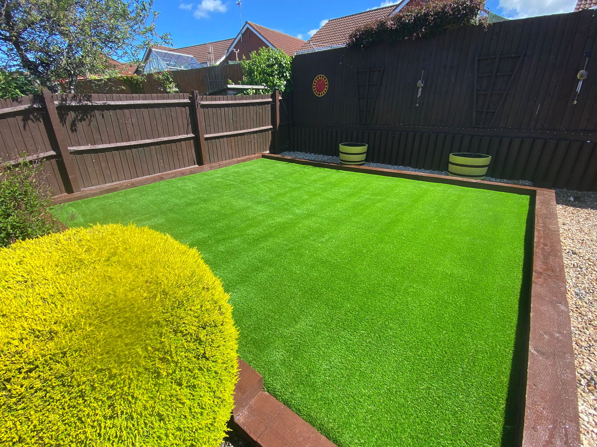 New artificial lawn