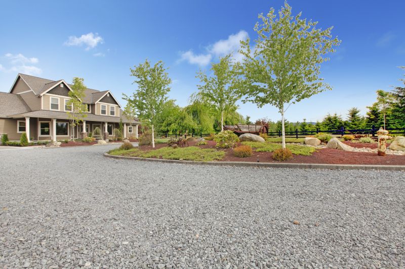 Gravel driveway