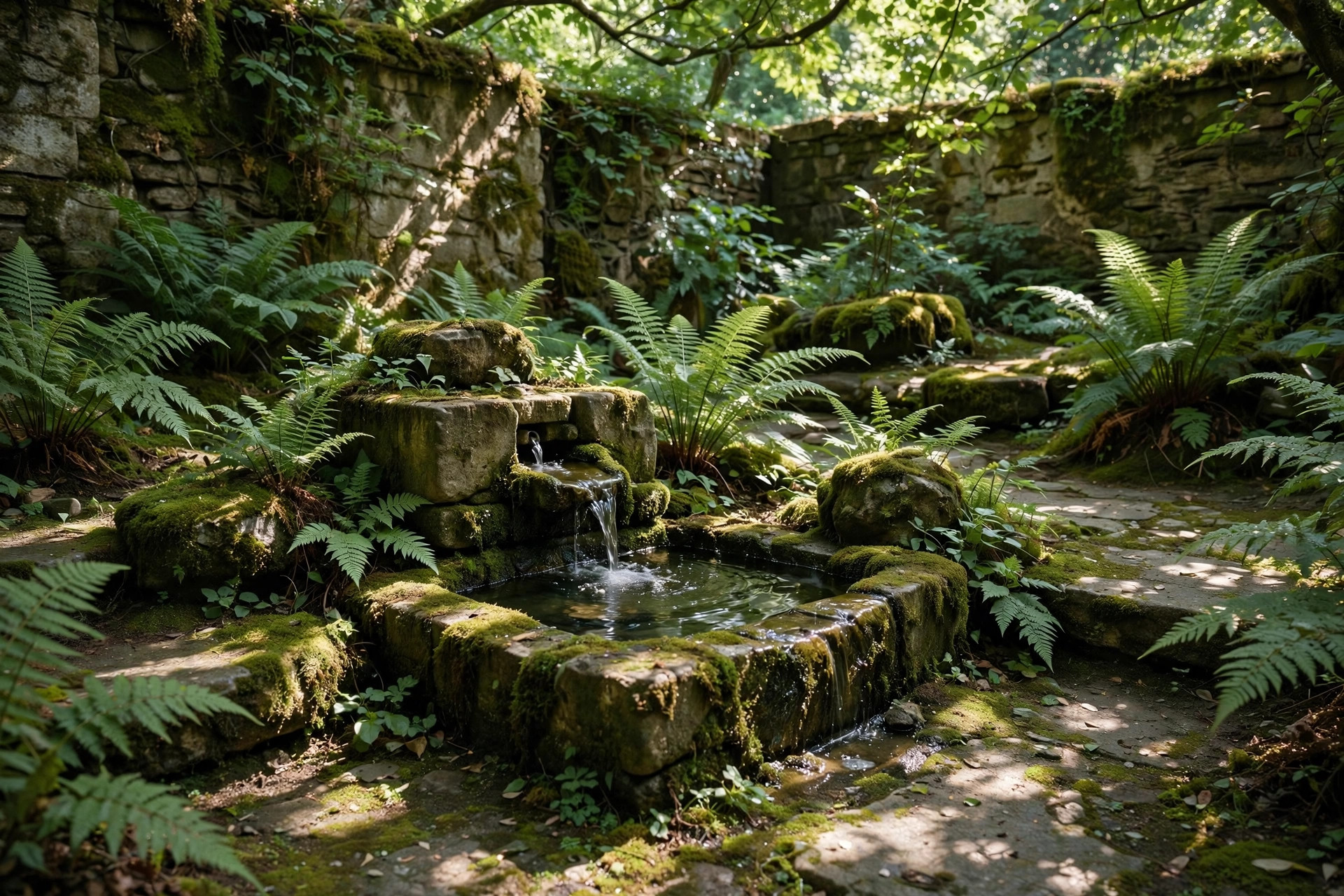 Courtyard garden