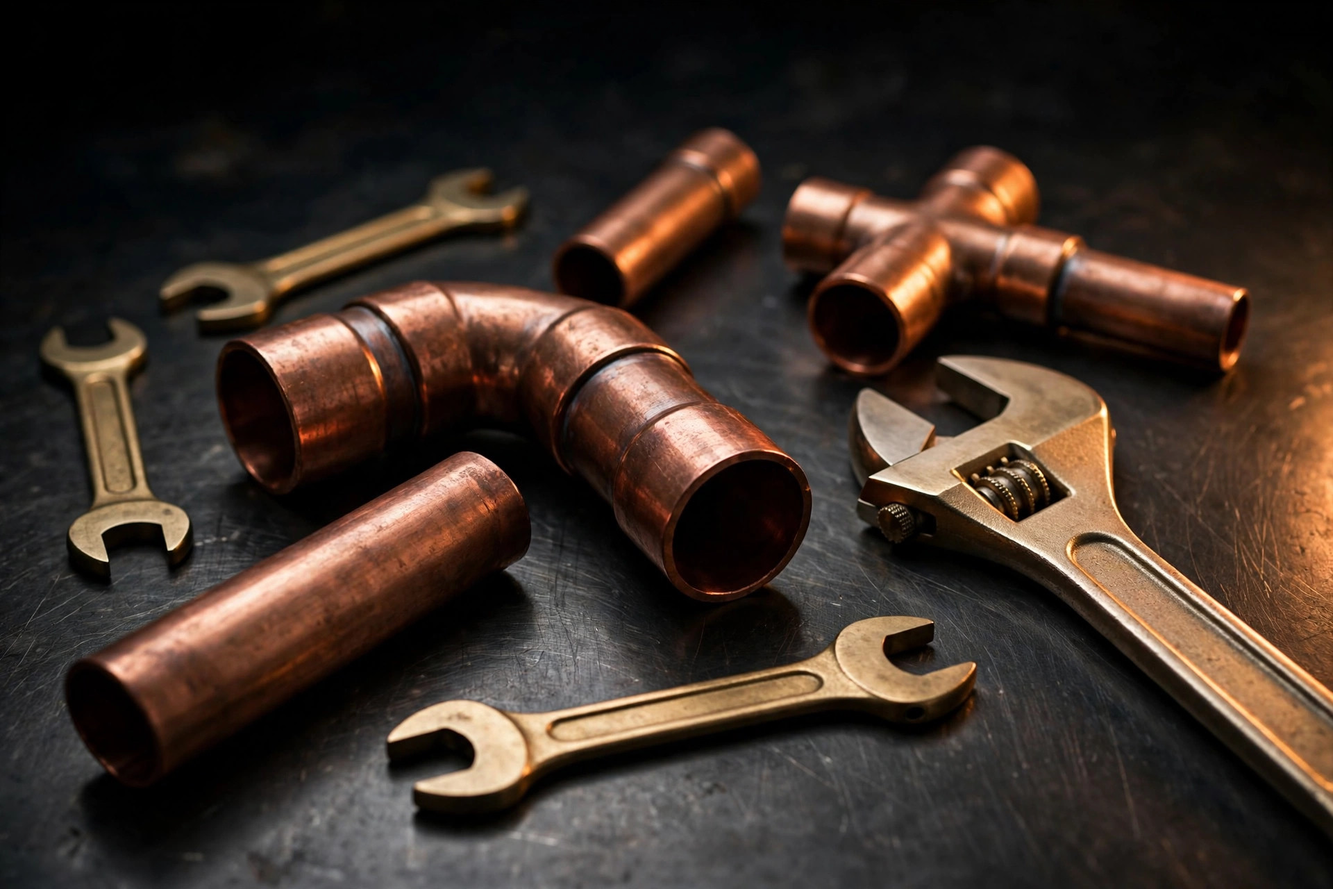 Copper pipe and plumbing tools