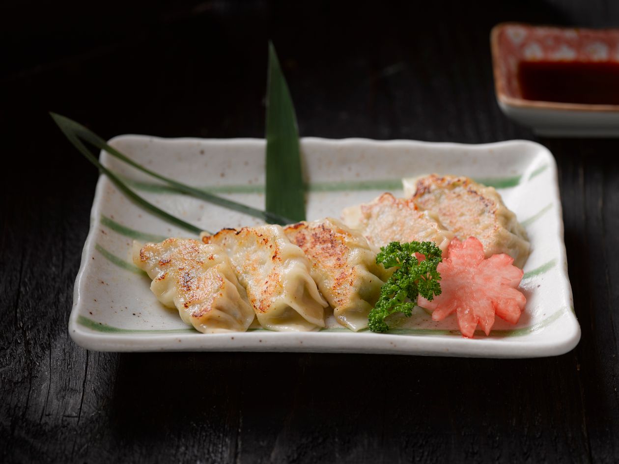 Pan-fried gyoza