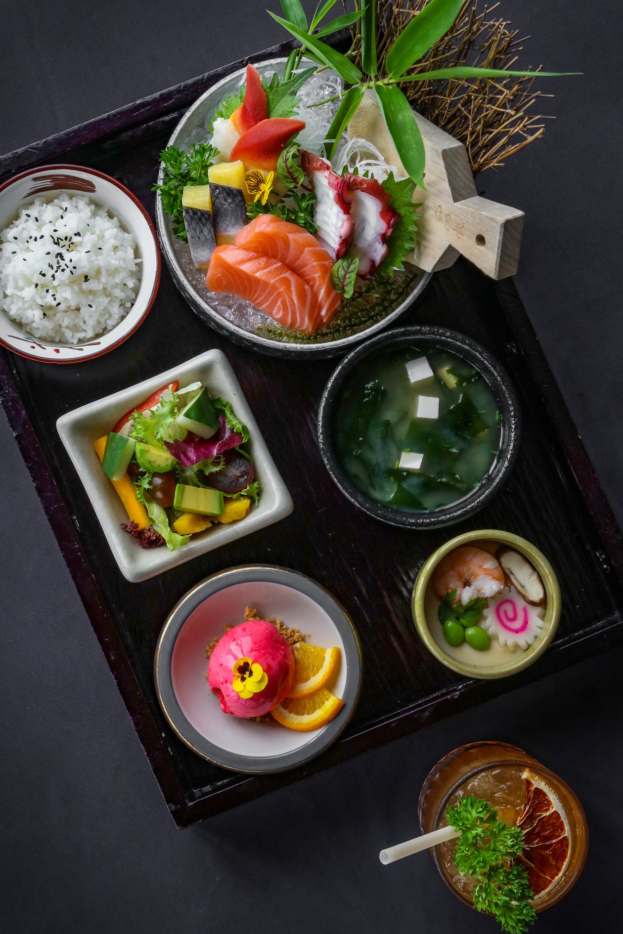 Japanese dishes served at Nao