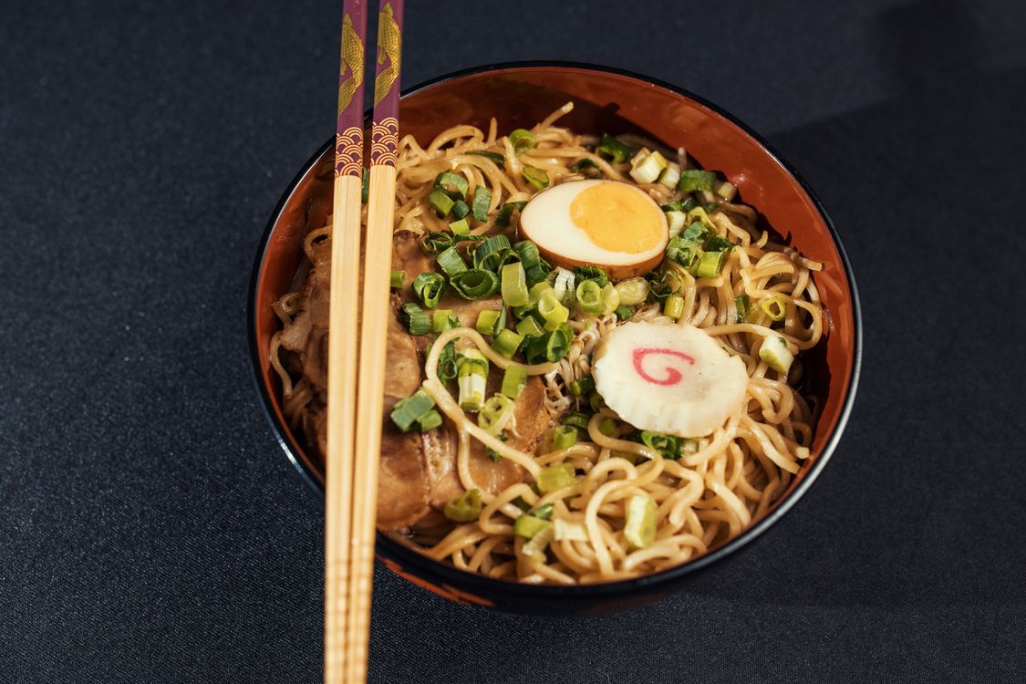 Shoyu ramen with ajitama egg