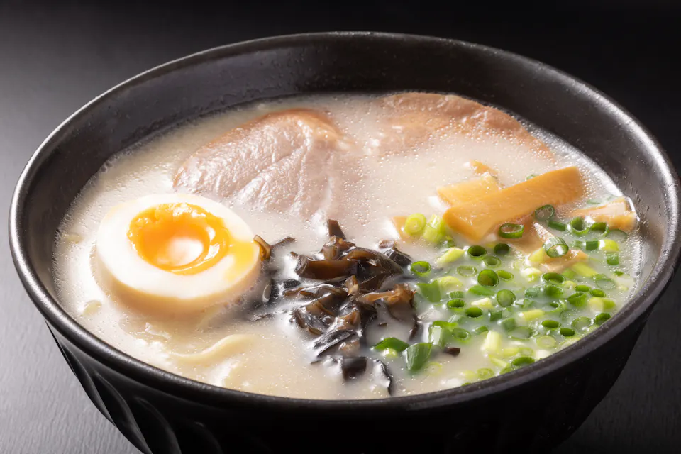 Bowl of tonkotsu ramen
