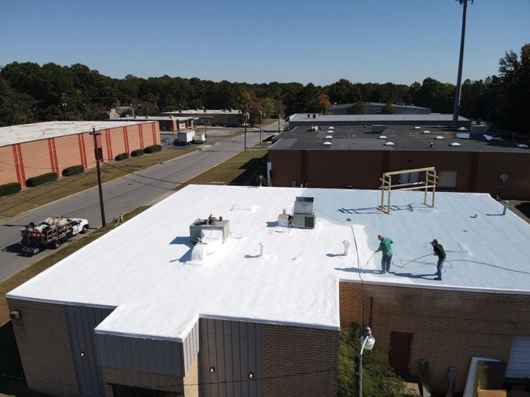 Foam roof surface