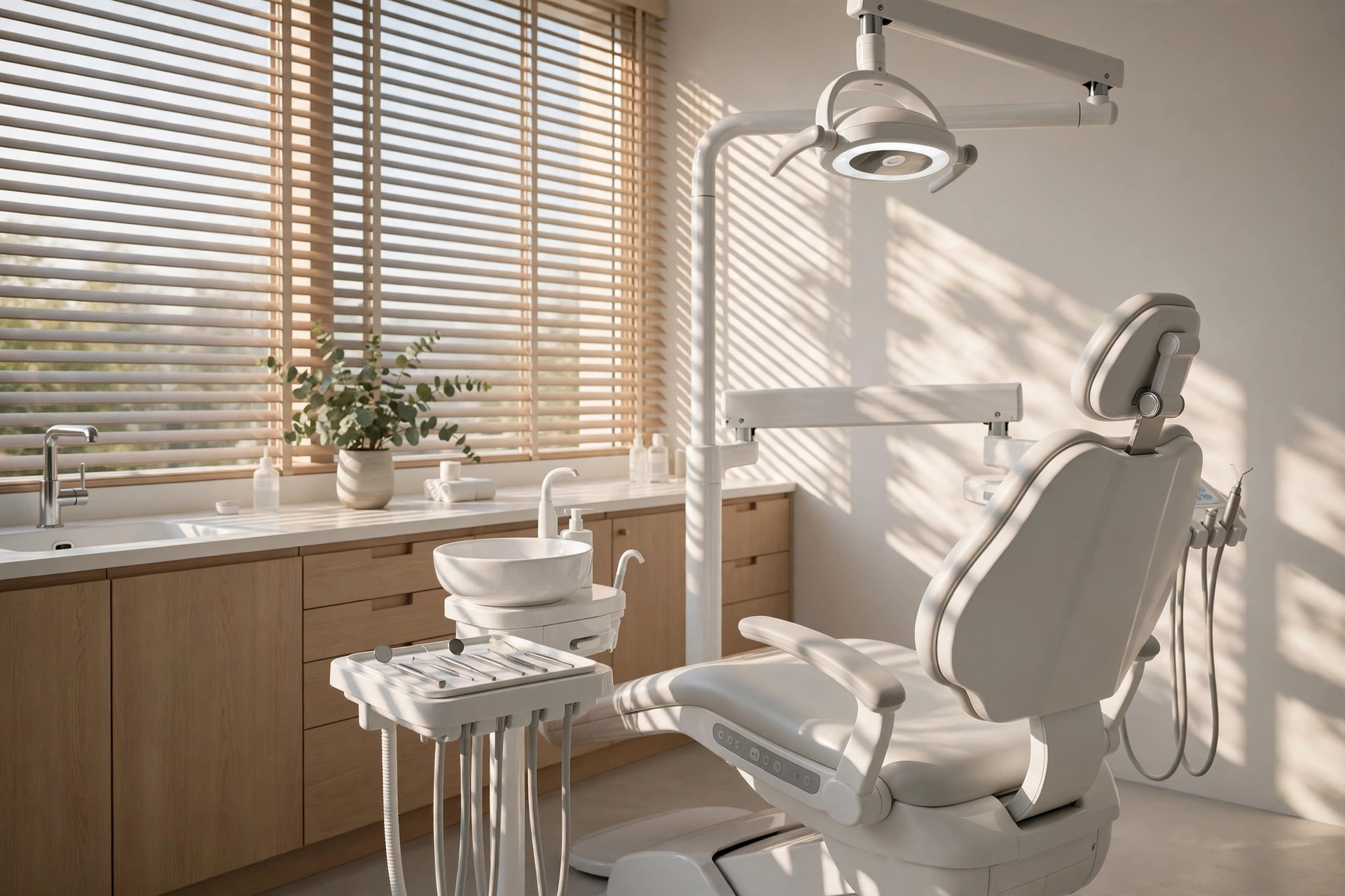 Treatment room in morning light