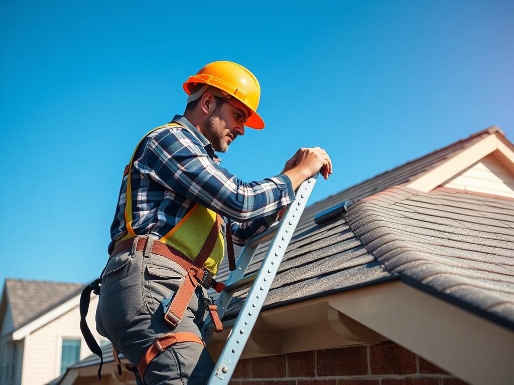 Roofing crew at work on a Houston home