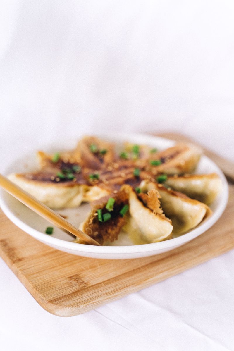 Pan-fried gyoza